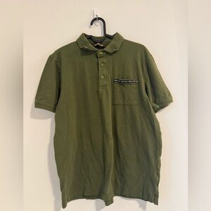 Roberto Cavalli Olive Polo Shirt